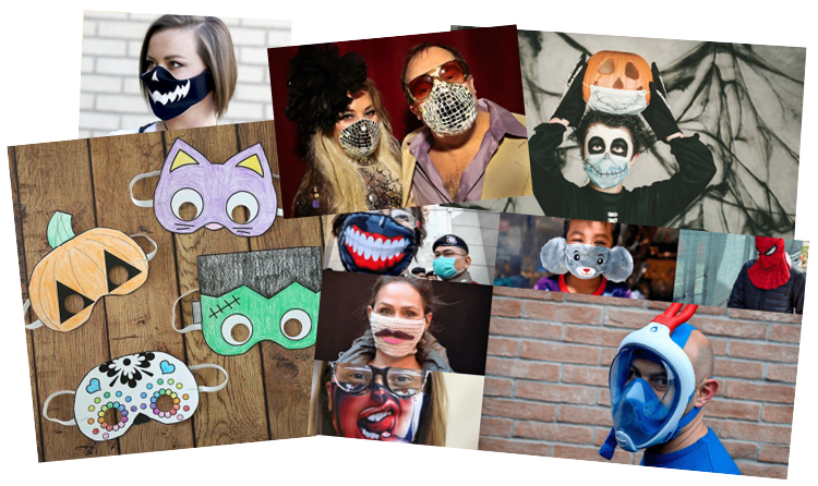 2020 Halloween Mask Contest against Covid19 for Bridge Light Inside